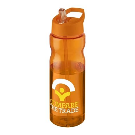 1 Colour Custom Printed Sports Water Bottle With Spout Lid