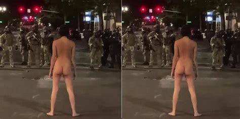 Who Is Naked Athena The Protestor Who Stripped Down In Oregon Yourtango
