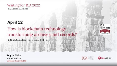 How Is Blockchain Technology Transforming Archives And Records Youtube