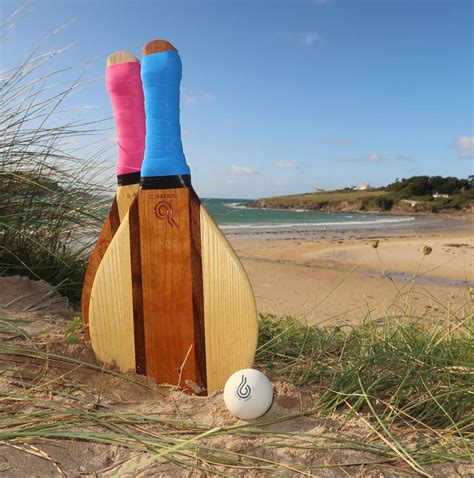 The Holkham Personalised Wooden Beach Bat Set By The Beach Bat