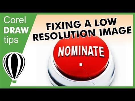 So what are high resolution and low resolution images? Fixing a low resolution image in CorelDraw - YouTube