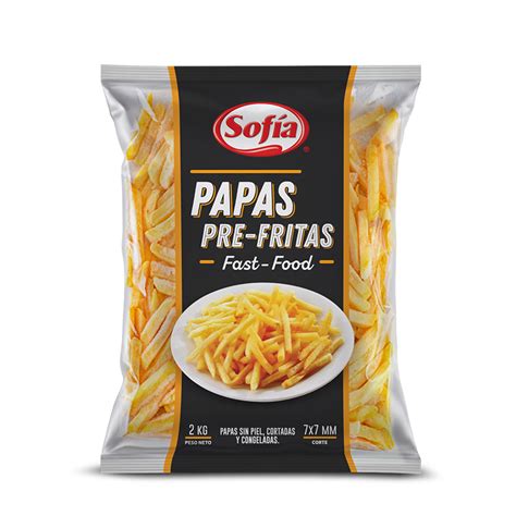 Papas Pre Fritas Fast Food X Mm En Sof A Se Conf A