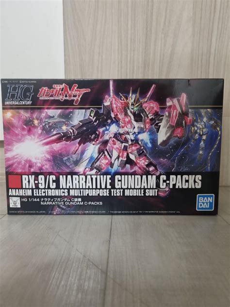 1144 Hg Gundam Narrative C Packs Rx 9c Hobbies And Toys Toys And Games