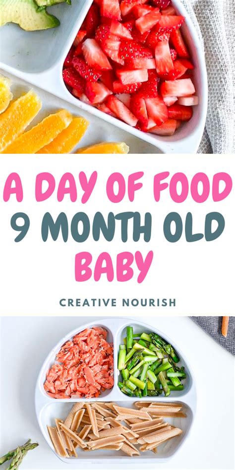 Even if your baby is eating more solid foods. 9 Month Old Meal Plan - Nutritionist Approved | Creative ...