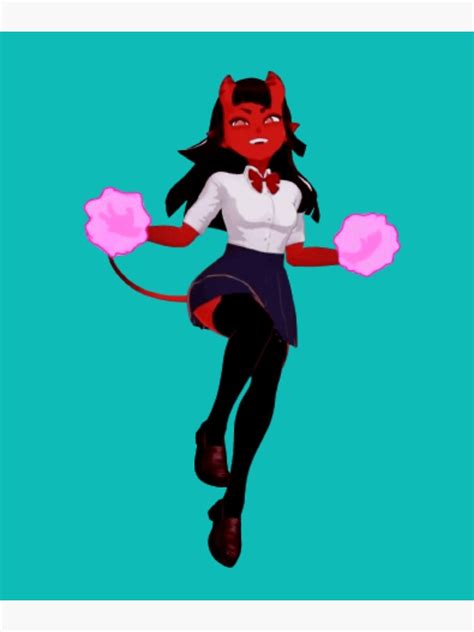 Meru The Succubus Poster For Sale By Coolfull Redbubble