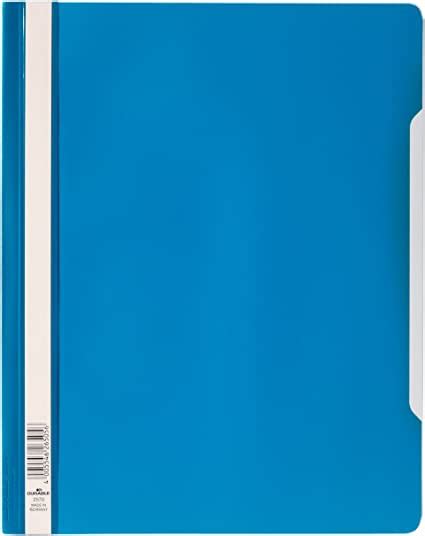 Durable Clear View Folderreport File A4 Blue Extra Wide