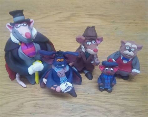 Basil The Great Mouse Detective Custom Figurines Basil Etsy