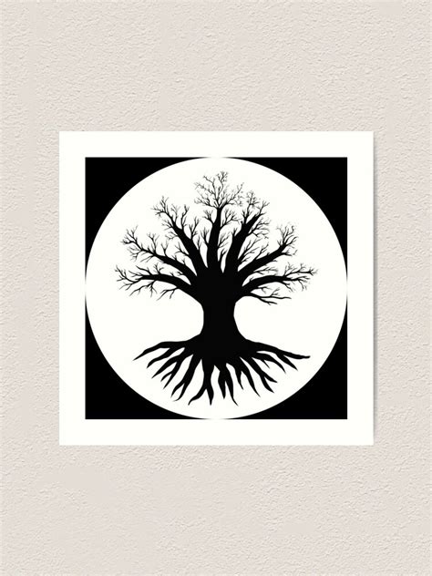 Yggdrasil Tree Of Life Art Print For Sale By Feelklin Redbubble