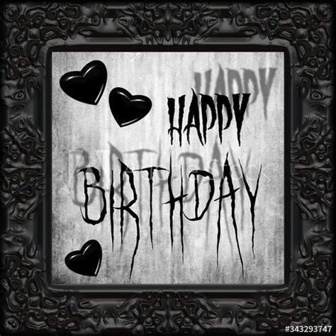 Dark Horror Happy Birthday Happy Birthday Text Happy Birthday Gothic