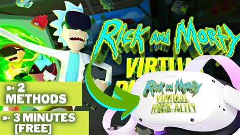 3 Methods How To Play Rick And Morty Vr On Meta Quest Free