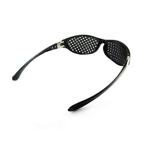 stenopeic glasses for eyesight care black sport pin hole eyeglasses