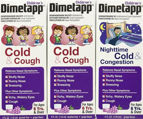 Dimetapp Active Ingredients Uses Dosage Chart And Side