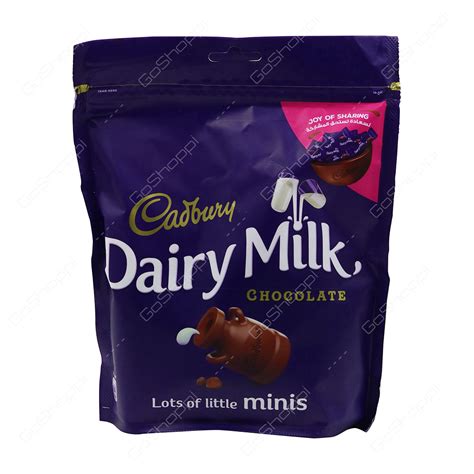 Cadbury has come up with a new range of mini chocolatey baked products to tantalise you. Cadbury Dairy Milk Chocolate Minis 204 g - Buy Online
