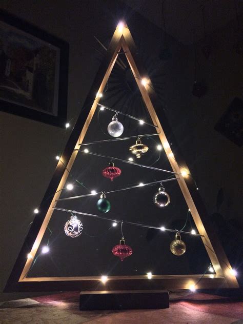 Diy ornament display tree with lights | Diy ornament display, Ornament tree display, Ornament ...