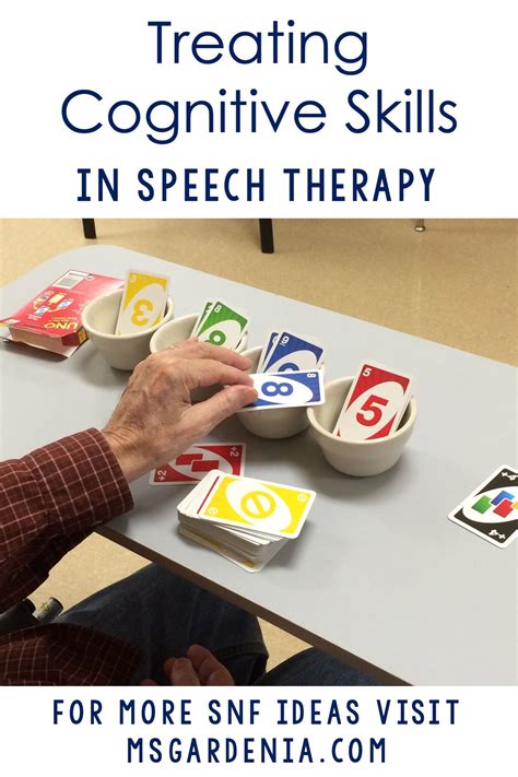 Activities For Speech Therapy In The Snf Adult Speech Therapy
