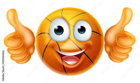 Cartoon Basketball Ball Man Character Stock Vector Adobe Stock