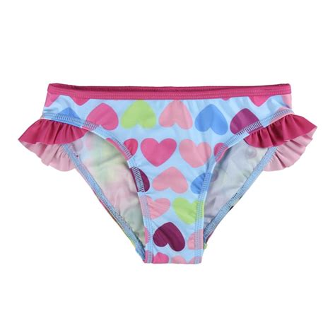 Color Rosa Culetin Baño Bikini Para Niñas 4 Años Trolls Poppy Niña