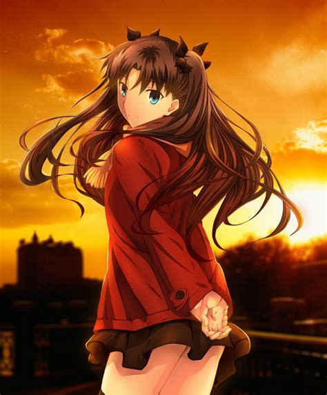 Wallpaper Illustration Anime Fate Series Tohsaka Rin Fate Stay