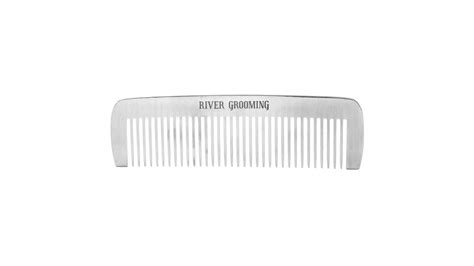 Basic Narrow Toothed Stainless Steel Comb In Stock River Grooming
