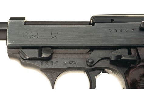World War Ii Mauser Byf44 Code P38 Semi Automatic Pistol