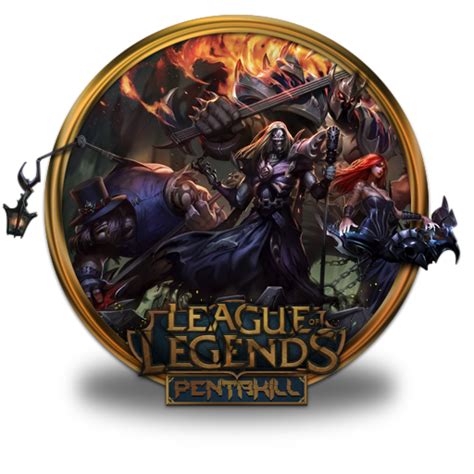 Pentakill Team Icon League Of Legends Gold Border Iconpack Fazie69
