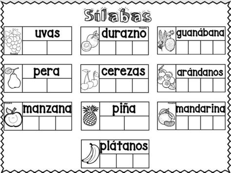 Para Imprimir Silabas Minusculas De Búsqueda Silabario En Español