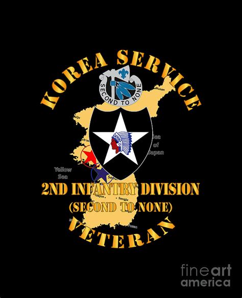 Army Korea Service Vet 2nd Infantry Div Second To None Digital