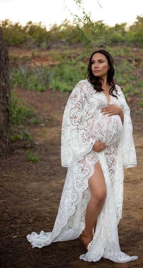 Boho Lace Maternity Dress For Photo Shoot Maternity Boudoir Etsy