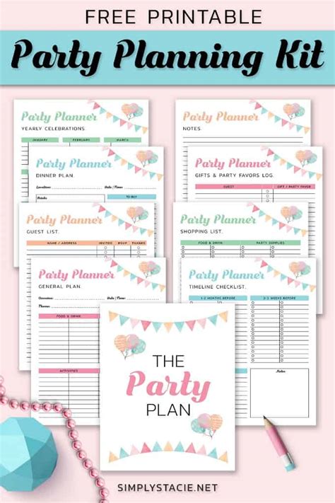 Free Printable Party Planner Party Planning Checklist Party Photos