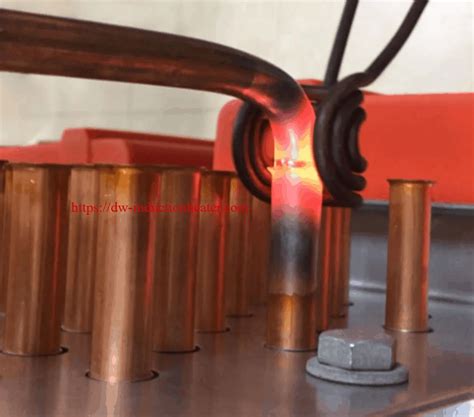 Brazing Copper Tube With Induction Hlq Induction Heating Machine
