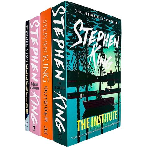 Stephen King Collection 4 Books Set The Institute The Outsider The