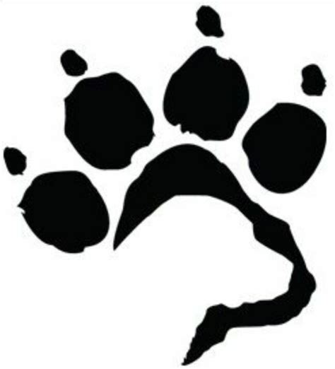 Download High Quality Paw Print Clip Art Silhouette Transparent Png