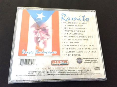 Ramito Con Nieves Quintero Raices Borincans Cd 700277213928 Ebay