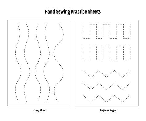 10 Best Printable Sewing Practice Worksheets Pdf For Free At Printablee