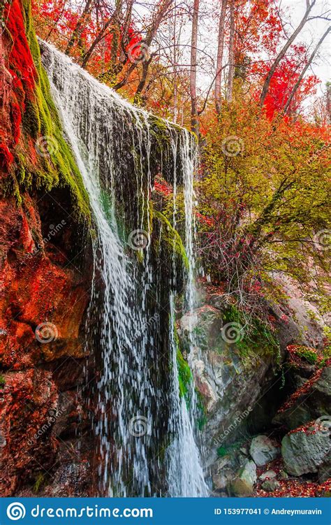 Autumn Waterfall 3 Stock Image Image Of Autumn Iceland 153977041