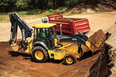 The New 710l John Deeres Largest Backhoe Gets A Power Boost