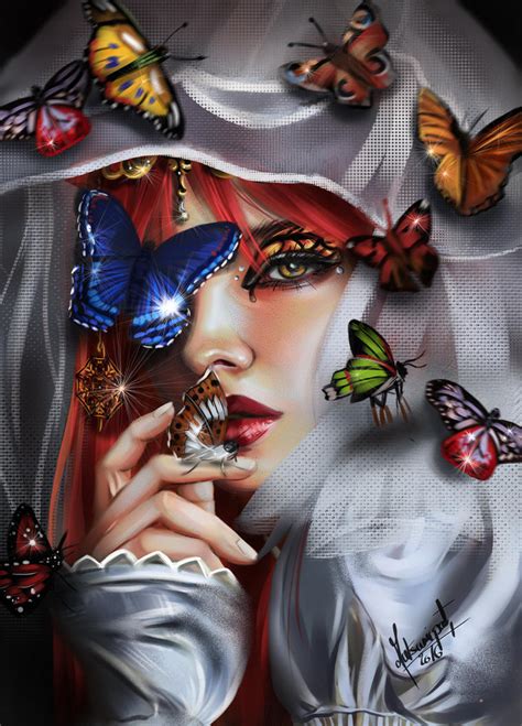Butterfly Woman By Mutsumipat On Deviantart