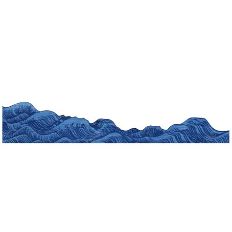Japanese Wave Vector Hd Images, Japanese Decorative Elements Water Wave gambar png