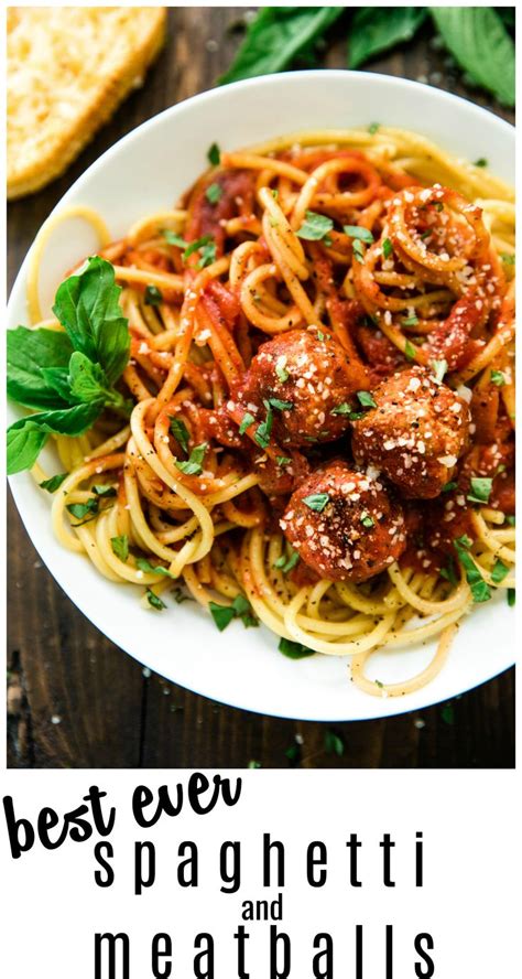 Homemade spaghetti and meatballs is a classic recipe that everyone should have. Best Ever Spaghetti and Meatballs | Recipe | Spagetti ...