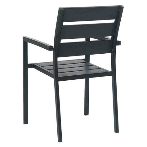 Get the best deals on black patio chairs. Black Metal Restaurant Patio Arm Chair