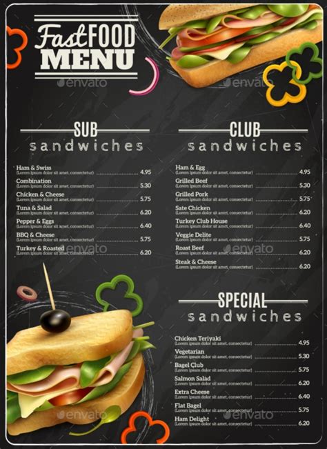 We did not find results for: 22+ Sumptuous Sandwich Menu Designs - PSD, AI | Free ...