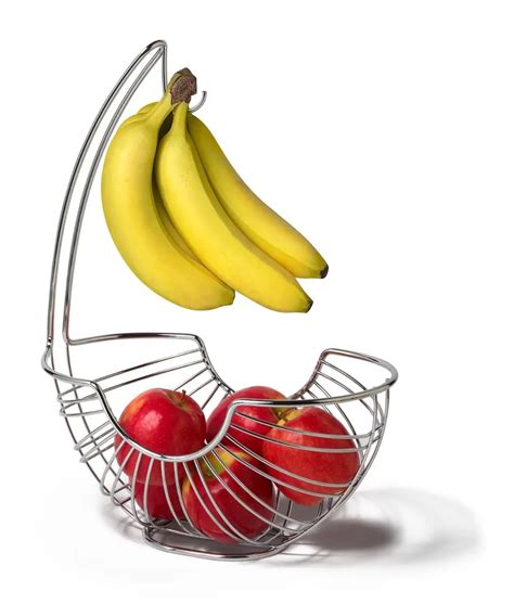 Wire Fruit Tree Bowl With Banana Hangerchrome Fruit Holder Buy Fruit