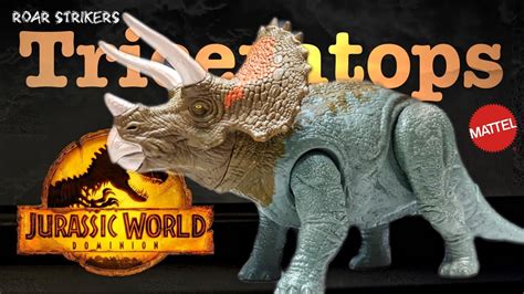 2022 Mattel Jurassic World Dominion Roar Strikers Triceratops Review