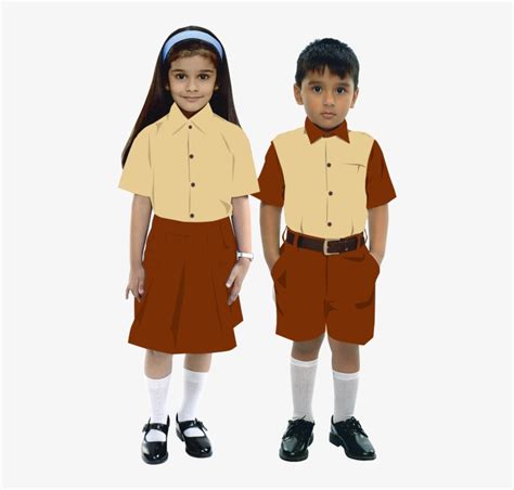 School Boy And Girl School Uniform Images Hd Png Image Transparent