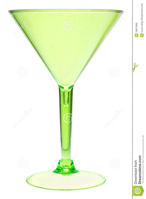 Green Martini Glass On White Stock Photo Image Of Opaque Alcoholic