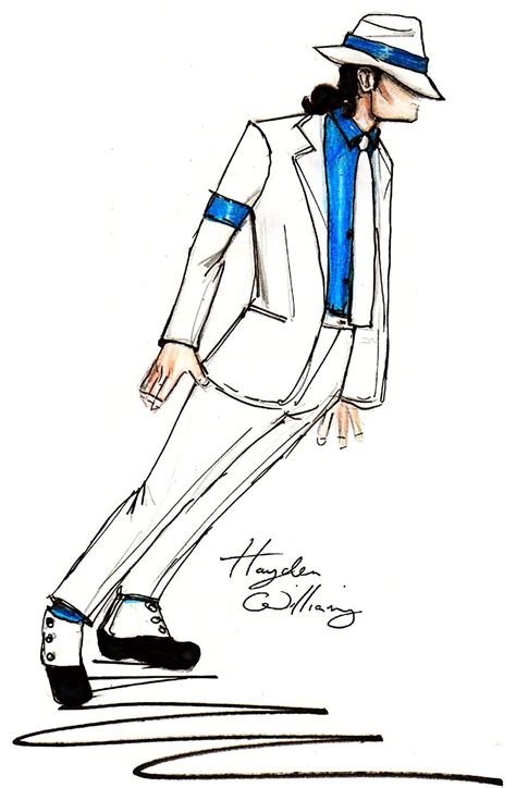 Hayden Williams Fashion Illustrations Michael Jackson The Legendary