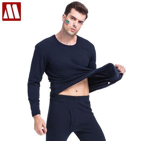 hot winter men s warm thermal underwear mens long johns slim fit thermal underwear sets thick