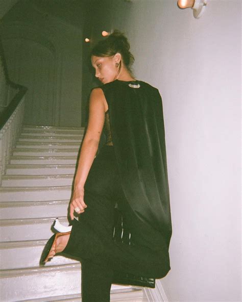 Bella Hadid Showed Off Her Naked Tits In A Givenchy Mesh Outfit 9