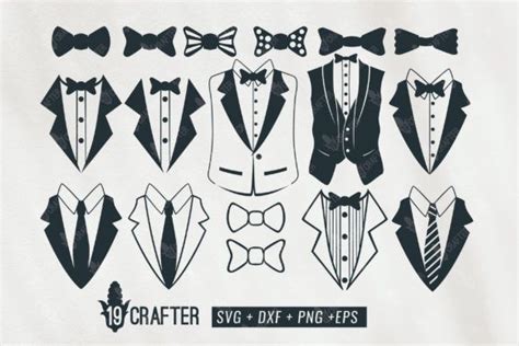 Tuxedo Gentlemen Suit Bundle Graphic By Great19 · Creative Fabrica