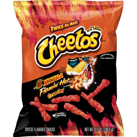 Cheetos® Xxtra Flamin Hot® Crocantes Bocadillos Sabor A Queso Cheetos